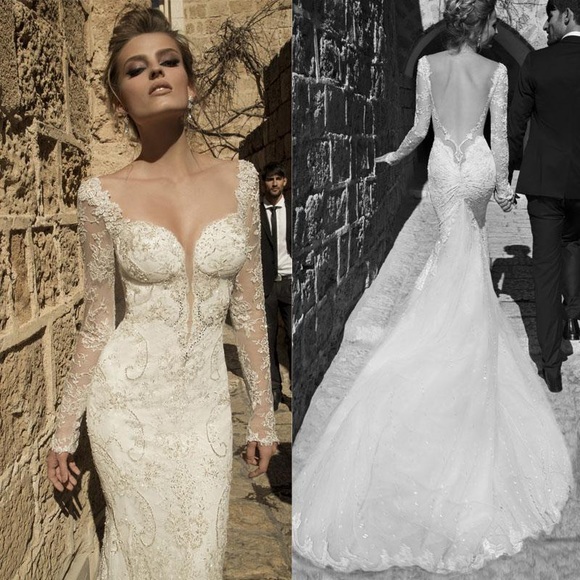 Galia Lahav Navona new with tags wedding dress comes with sleeves - Picture 1 of 9